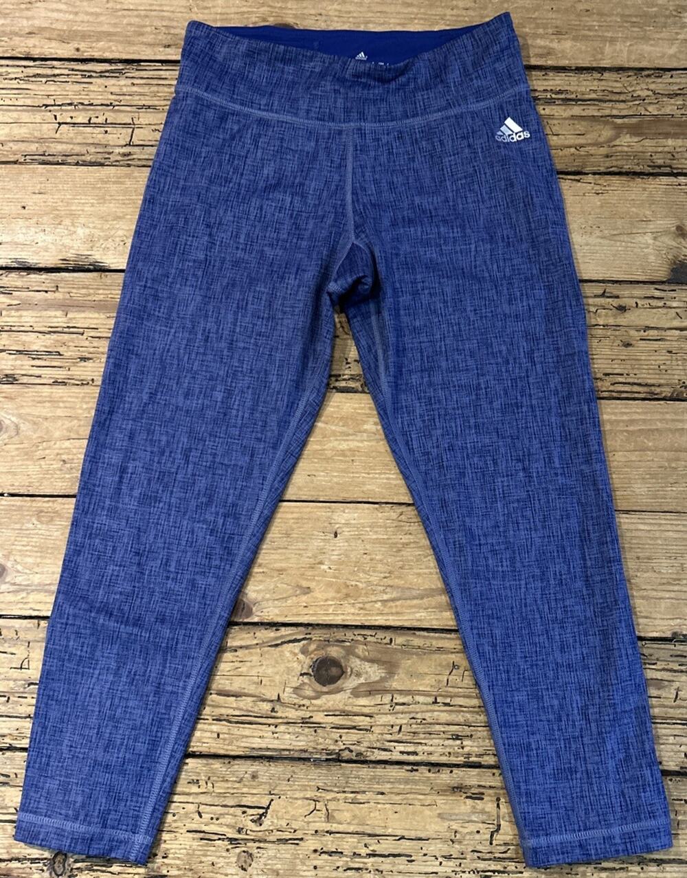 Adidas Women’s Blue Climalite 3/4 Capri Tight Size S NWOT